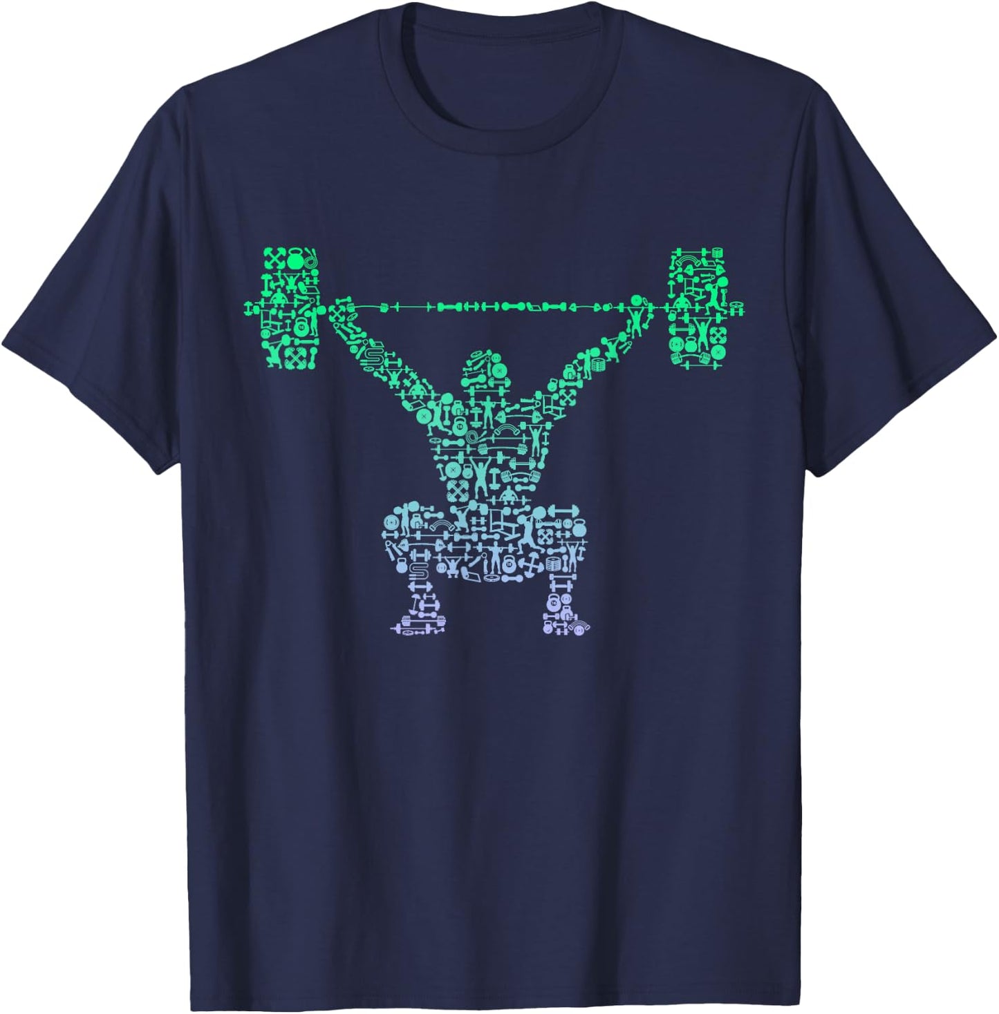 Boys Gym Shirt | Bodybuilder Shirt | Weightlifting T-Shirt - T-Shirt | Navy