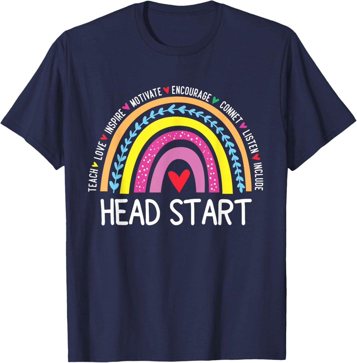 Back to School Head Start Squad Homeschool Headstart Teacher Men Women Girls Kids T-Shirt - T-Shirt | Navy