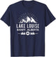 Lake Louise California - Mountain Hiking Canoeing T-Shirt - T-Shirt | Navy