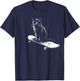 Cool Skateboarding Cat with Sunglasses Women Kids T-Shirt - T-Shirt | Navy
