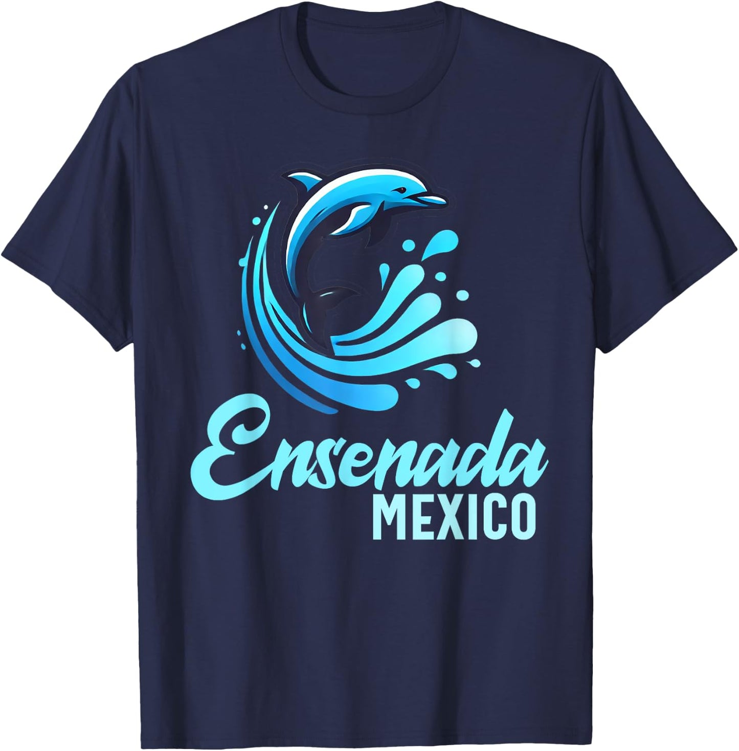 Ensenada Souvenir Mexico Retro Vintage Travel Men Women T-Shirt - T-Shirt | Navy