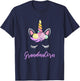 Grandmacorn Unicorn Grandma of the Birthday Girl T-Shirt - T-Shirt | Navy