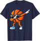 3fie Dabbing Basketball Sunglasses Ball Graphic Funny Dab T-Shirt - T-Shirt | Navy