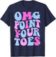 OMG Point Your Toes Funny Dancing Teacher Tap Dancer Dance Women Kids T-Shirt - T-Shirt | Navy
