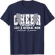 Cheer Mom Like A Normal Mom But Louder And Prouder T-Shirt - T-Shirt | Navy