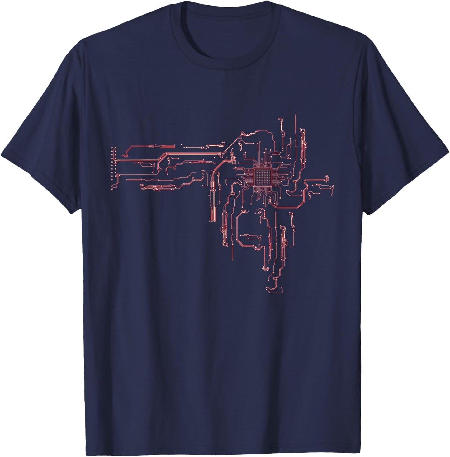FPGA Graphics Card CPU Circuit Board T-Shirt - T-Shirt | Navy