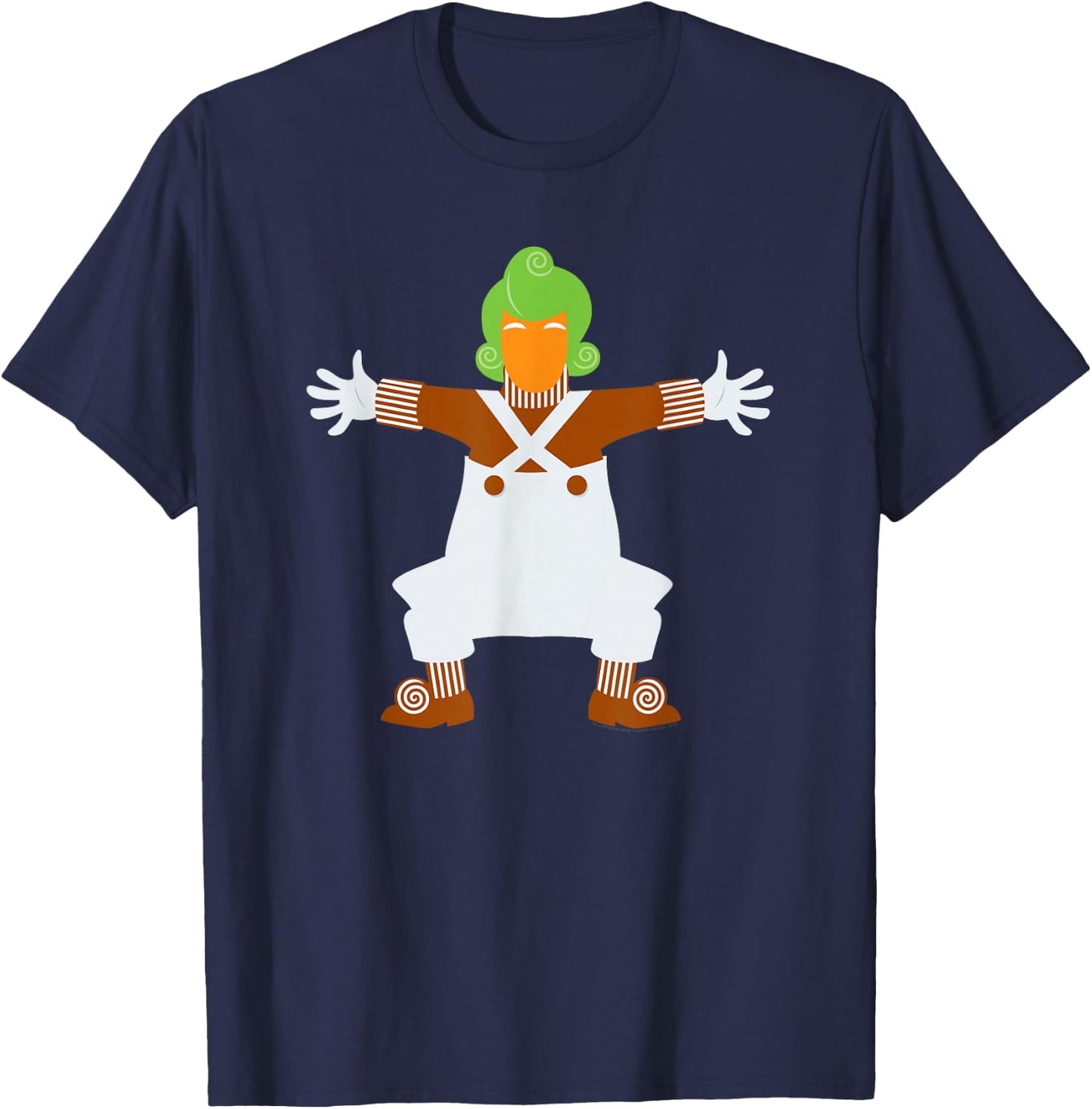 Willy Wonka & The Chocolate Factory Lone Oompa Loompa T-Shirt - T-Shirt | Navy
