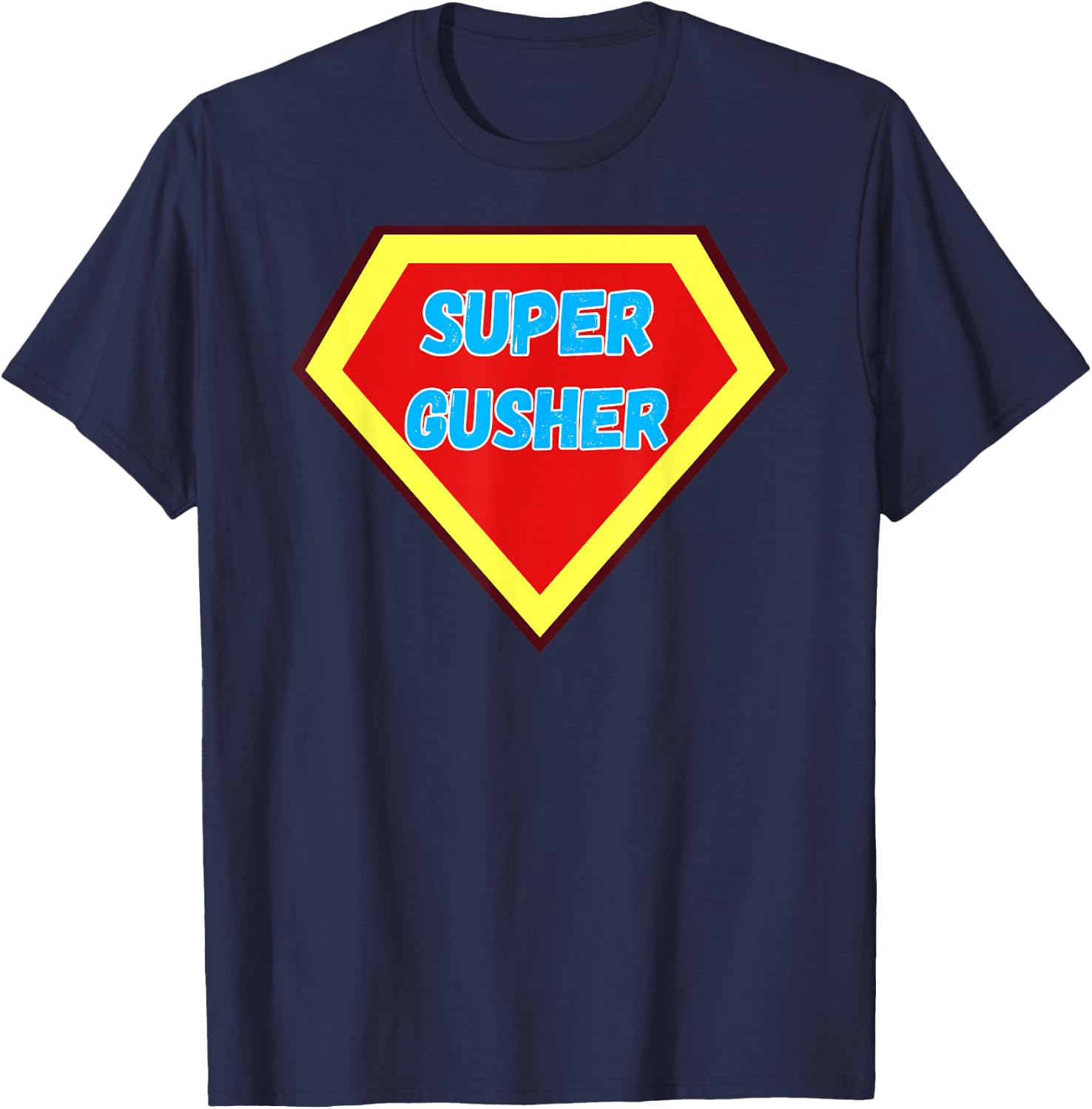 Fun Graphic-Super Gusher T-Shirt - T-Shirt | Navy