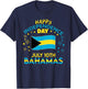 The Bahamas Independence Day Bahamian Pride The Bahamas Flag T-Shirt - T-Shirt | Navy
