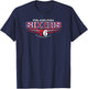 PHILADELPHIA 76 NBA Philadelphia 76ers El Dorado Black T-Shirt - T-Shirt | Navy