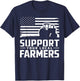 Support You Local Farmers T-Shirt - T-Shirt | Navy