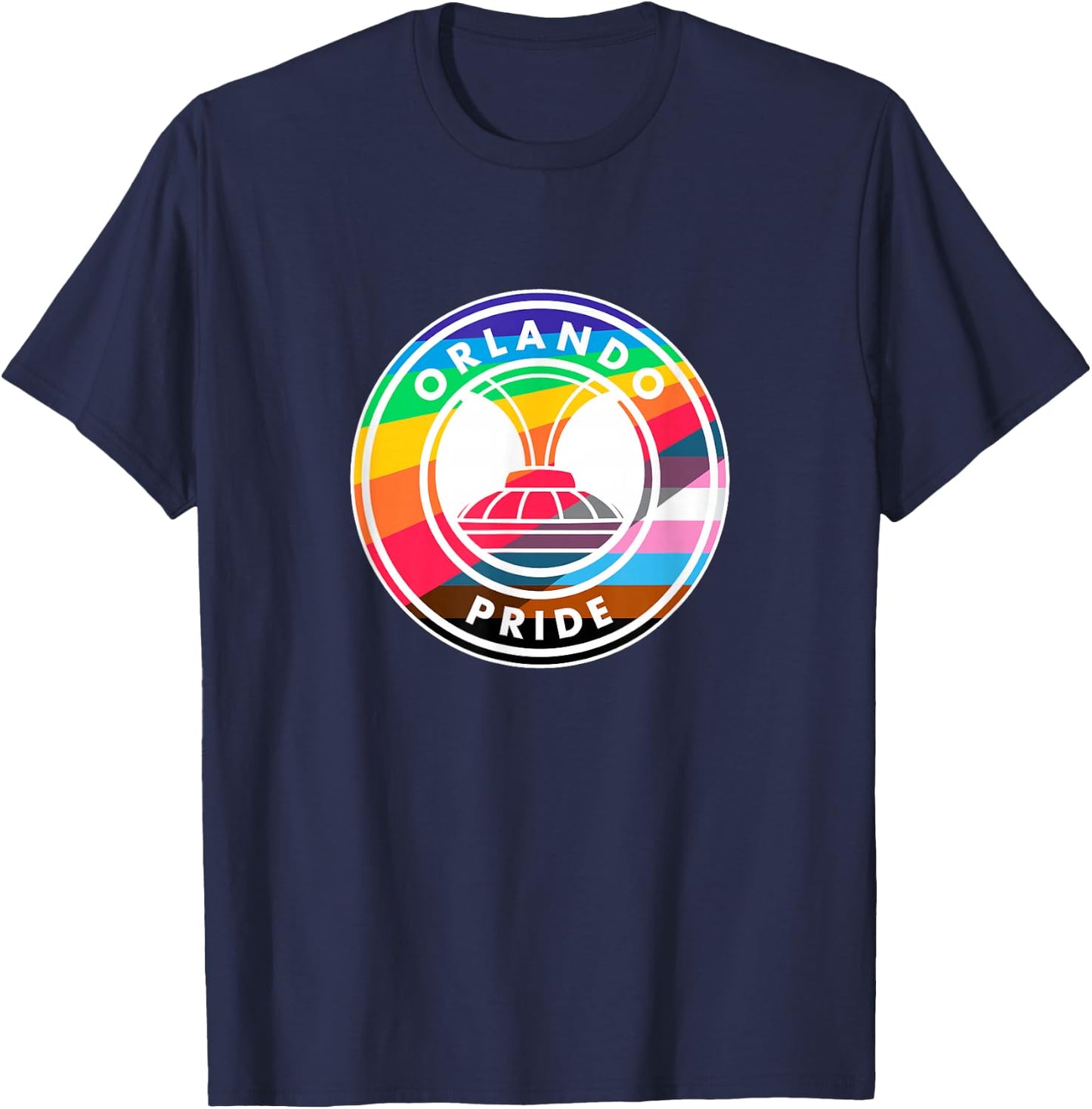 NWSL Orlando Pride Proud Crest T-Shirt - T-Shirt | Navy