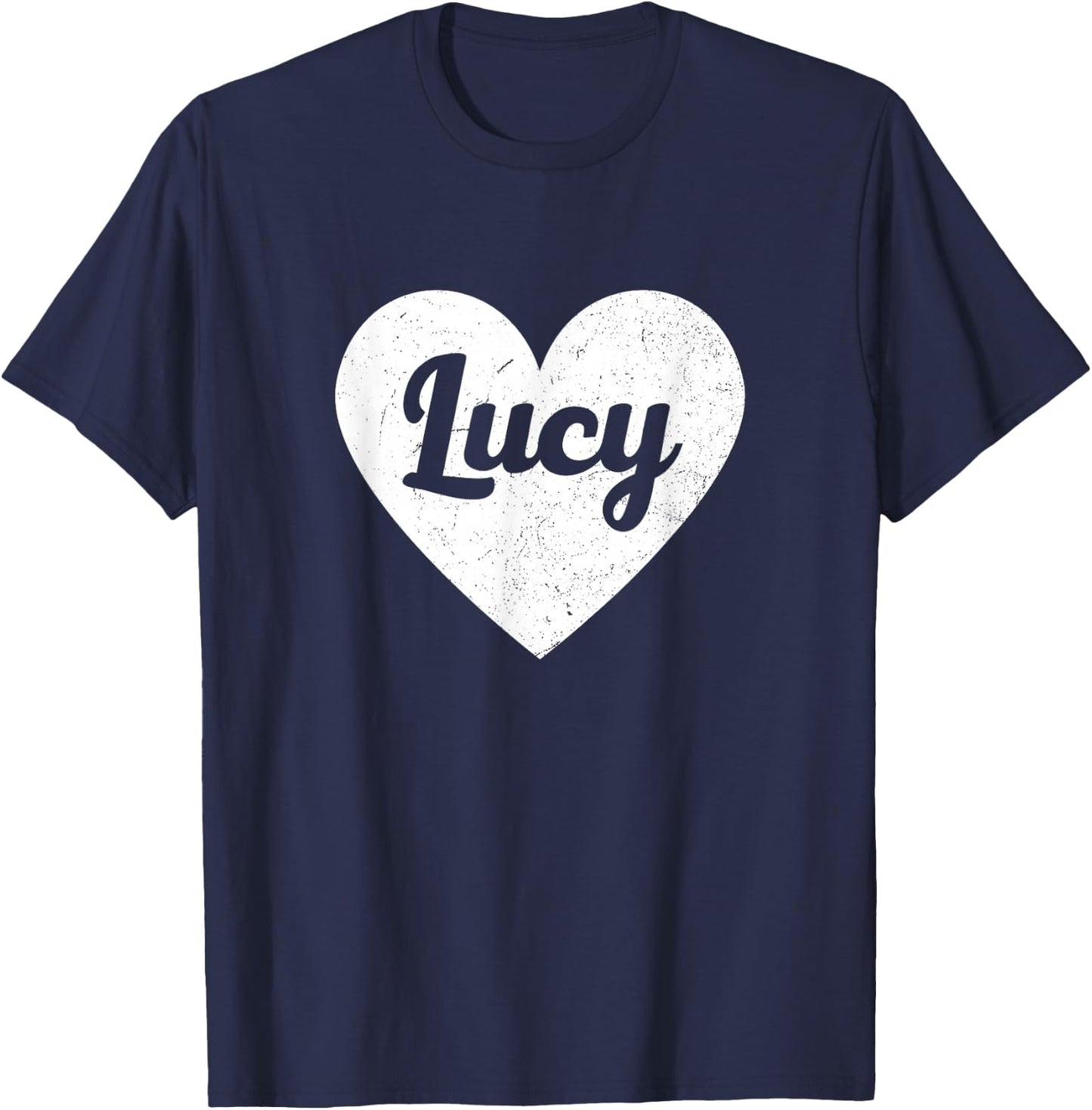 I Heart Lucy - First Names and Hearts Love I Heart Lucy T-Shirt - T-Shirt | Navy