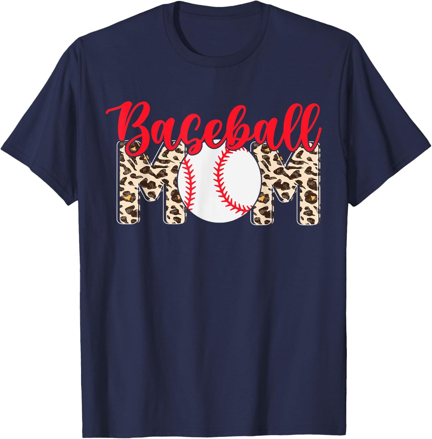 Baseball Mom T-Shirt - T-Shirt | Navy