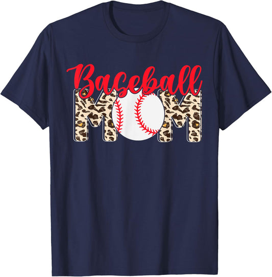 Baseball Mom T-Shirt - T-Shirt | Navy