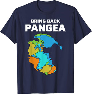 Bring Back Pangea Funny T-Shirt - T-Shirt | Navy