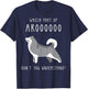 Funny Dog Husky Mom Cut Gifts for Girls and Women - Which Part of Arooo Don't You Understand - Black Short Sleeve - Small T-Shirt - T-Shirt | Navy