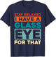 Retro Ocularist Eye Care - Eyes Prosthetic Vintage Ocularist T-Shirt - T-Shirt | Navy