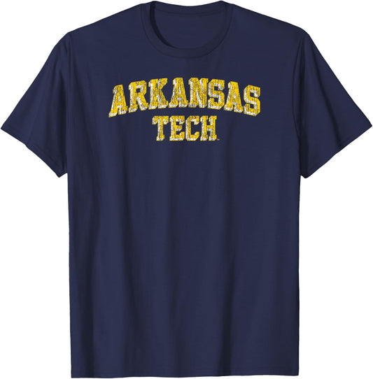 Arkansas Tech Wonder Boys Retro Arch Green T-Shirt - T-Shirt | Navy