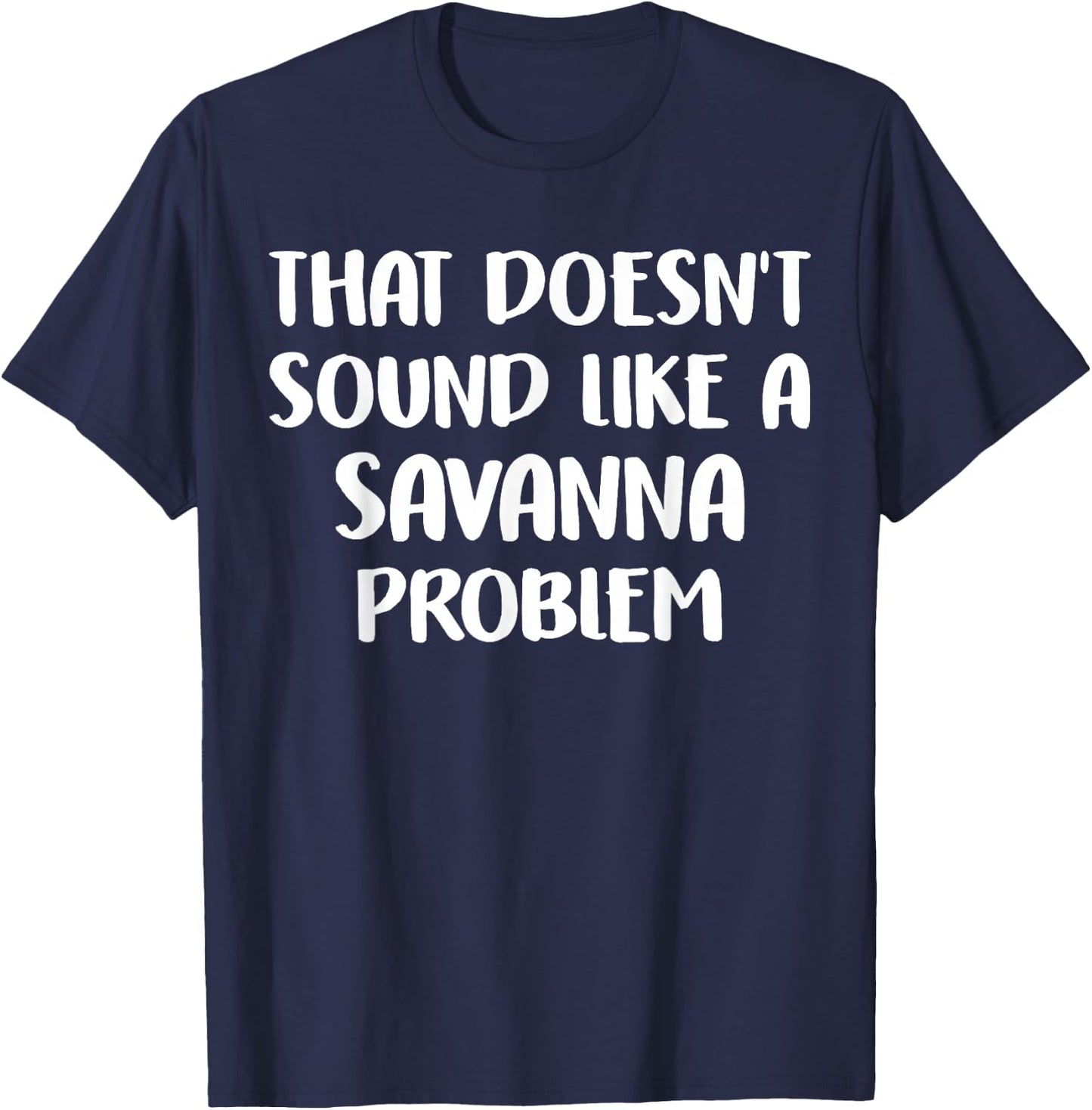 SAVANNA Personalized Cute Flower Girls SAVANNA Name T-Shirt - T-Shirt | Navy