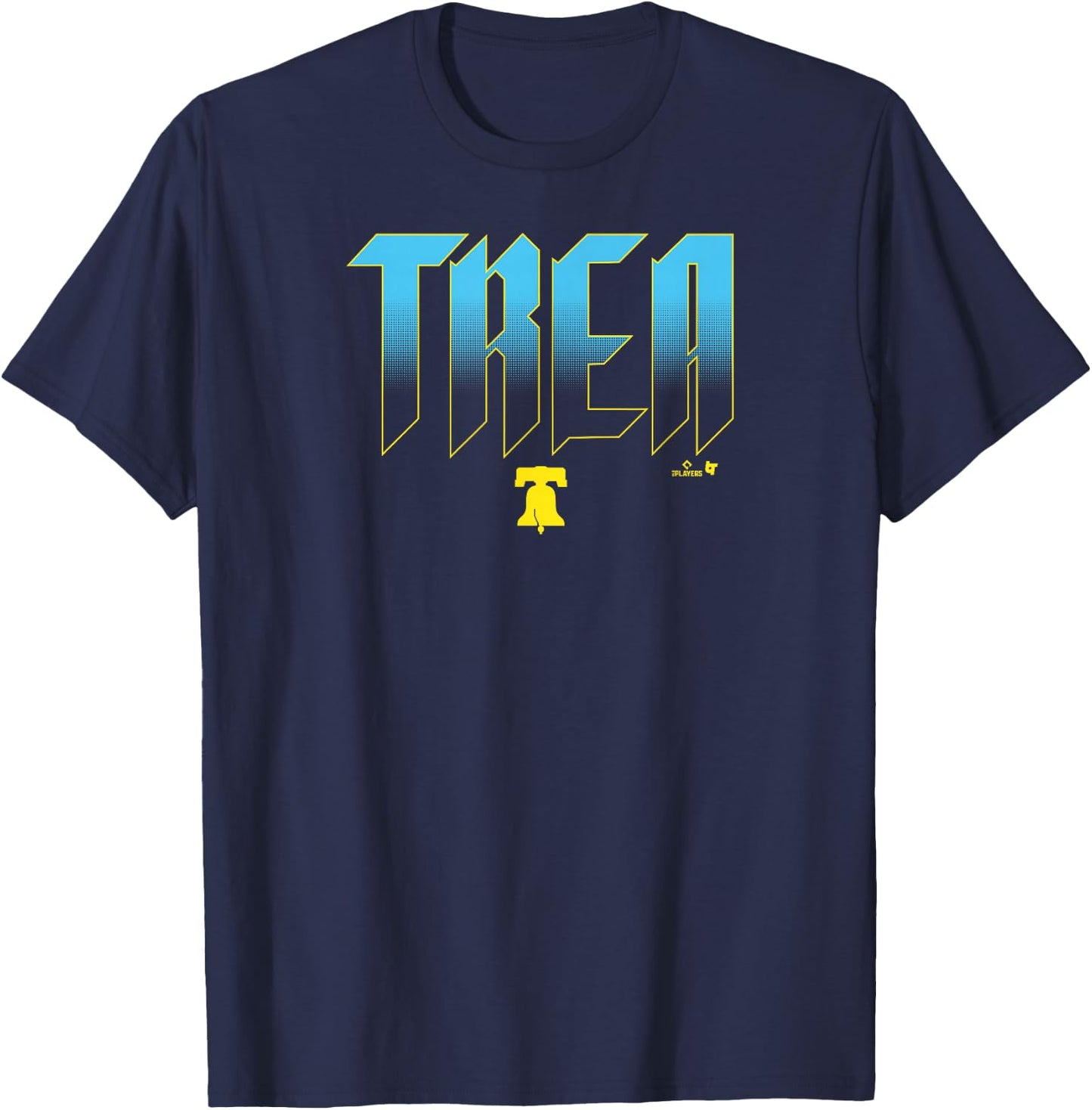 Trea Turner: Philadelphia City Edition Text T-Shirt - T-Shirt | Navy
