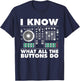 Funny DJ Art Men Women Music Producer Disc Jockey Lover DJ T-Shirt - T-Shirt | Navy