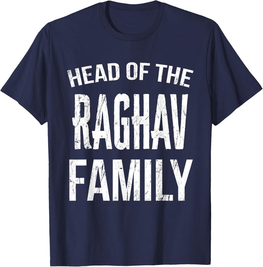 Head Of The Raghav Family Reunion T-Shirt - T-Shirt | Navy