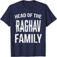 Head Of The Raghav Family Reunion T-Shirt - T-Shirt | Navy