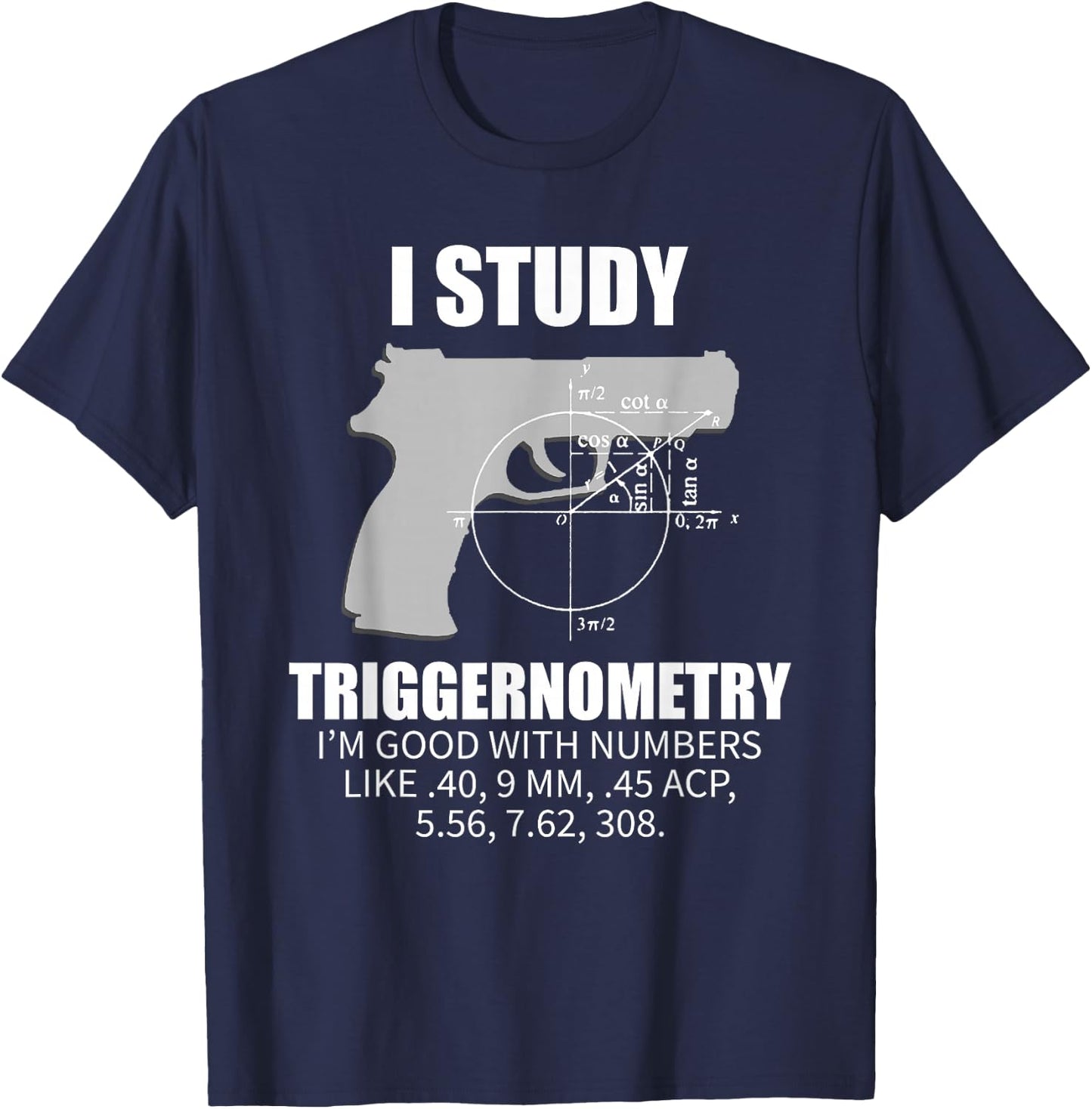 Triggernometry Gun Owner 2nd Amendment Rights Gift T-Shirt - T-Shirt | Navy