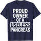 Cool Diabetic Design Women Type 1 Diabetes Awareness T-Shirt - T-Shirt | Navy