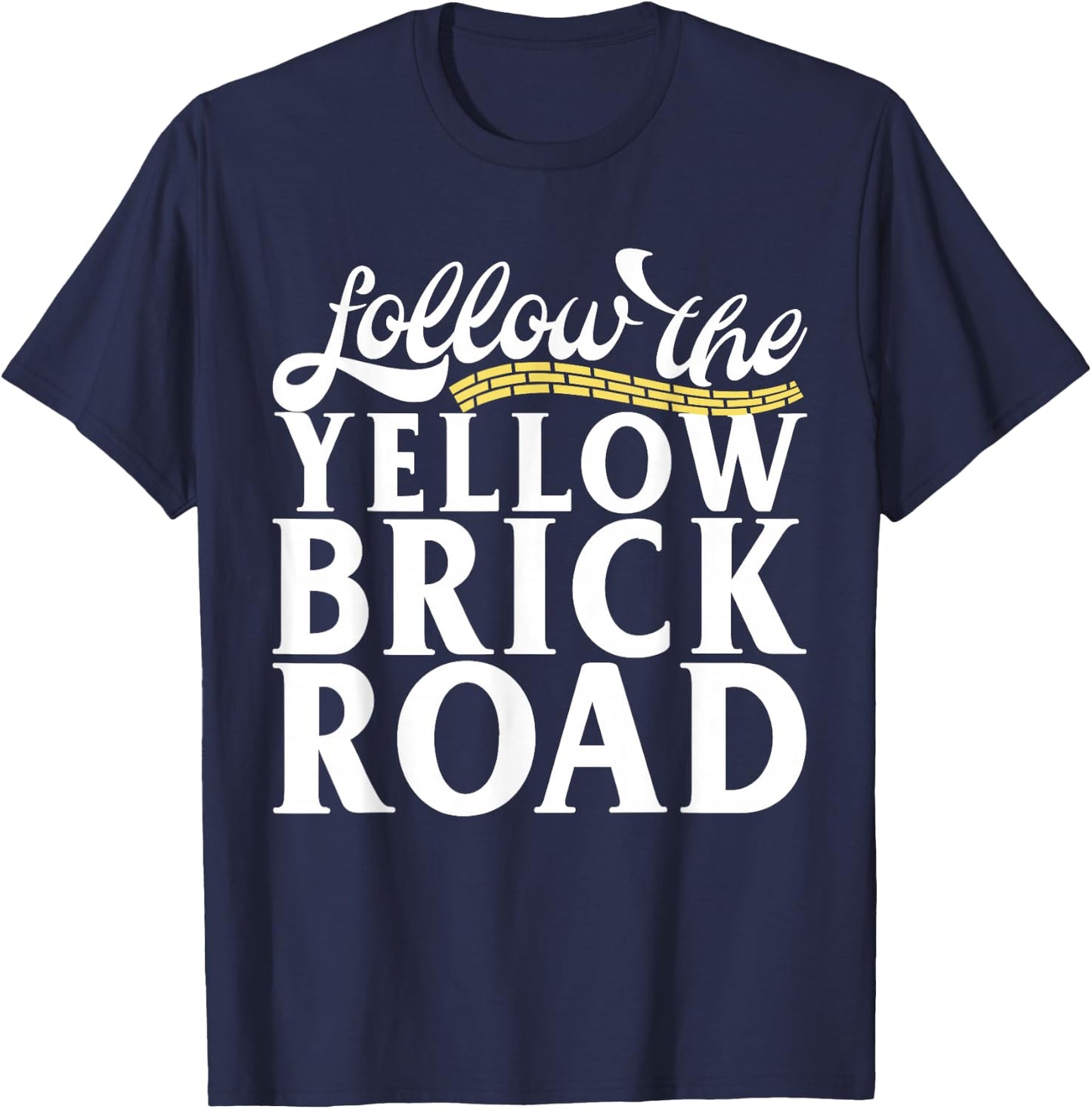 Follow The Yellow Brick Road Shirt T-Shirt - T-Shirt | Navy