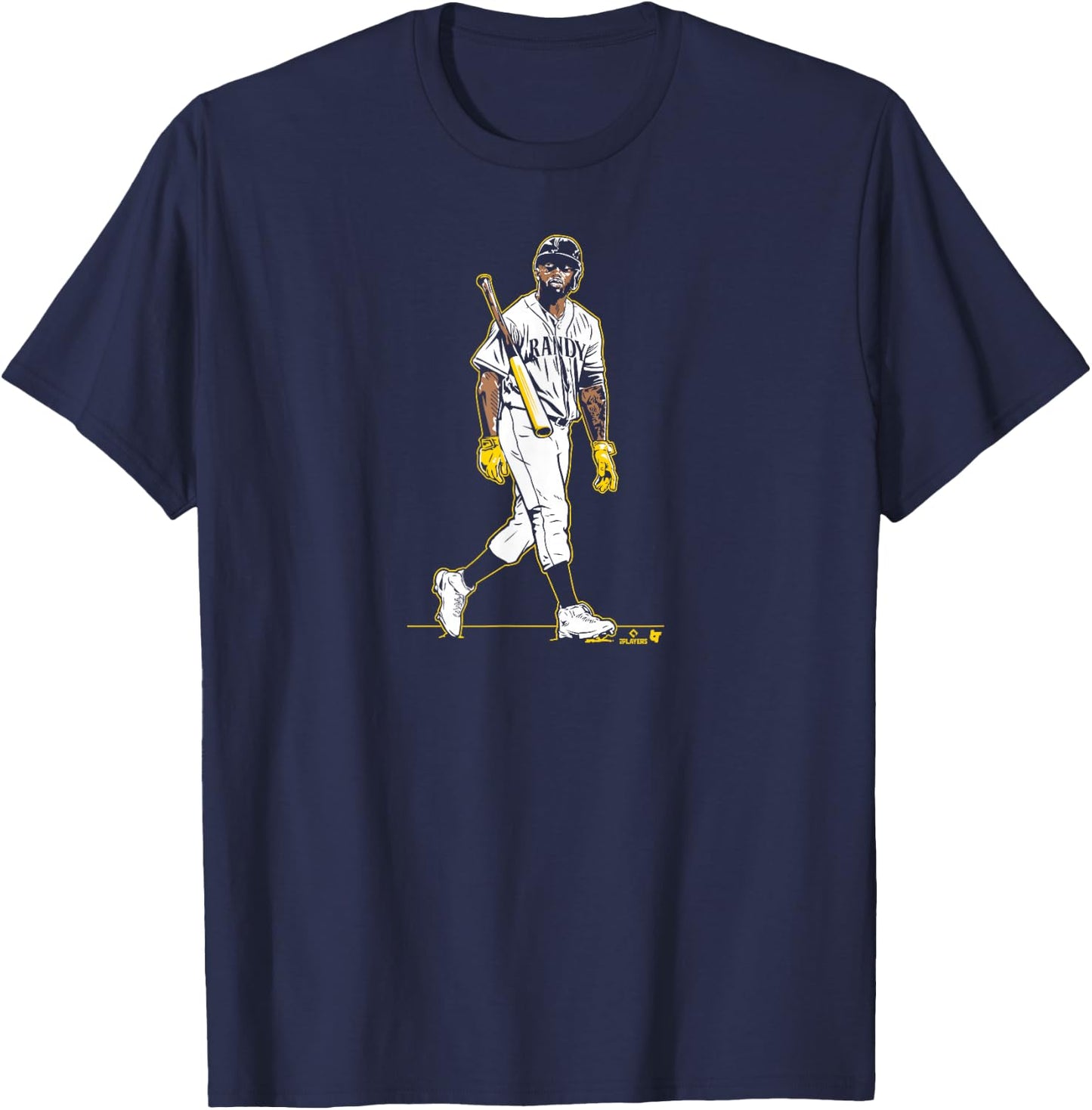 Randy Arozarena - Too Cold - Seattle Baseball T-Shirt - T-Shirt | Navy