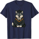 Wolf Graduation Shirt - Alpha Graduate Gift or Her T-Shirt - T-Shirt | Navy