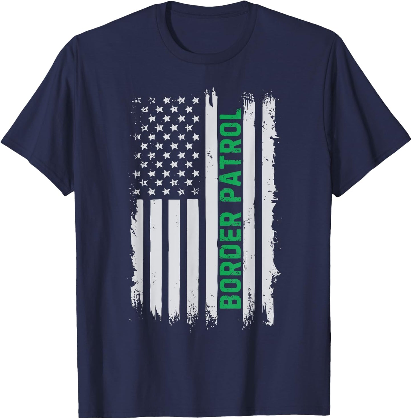 Border Patrol Agent Police Federal Immigration Agent Customs T-Shirt - T-Shirt | Navy
