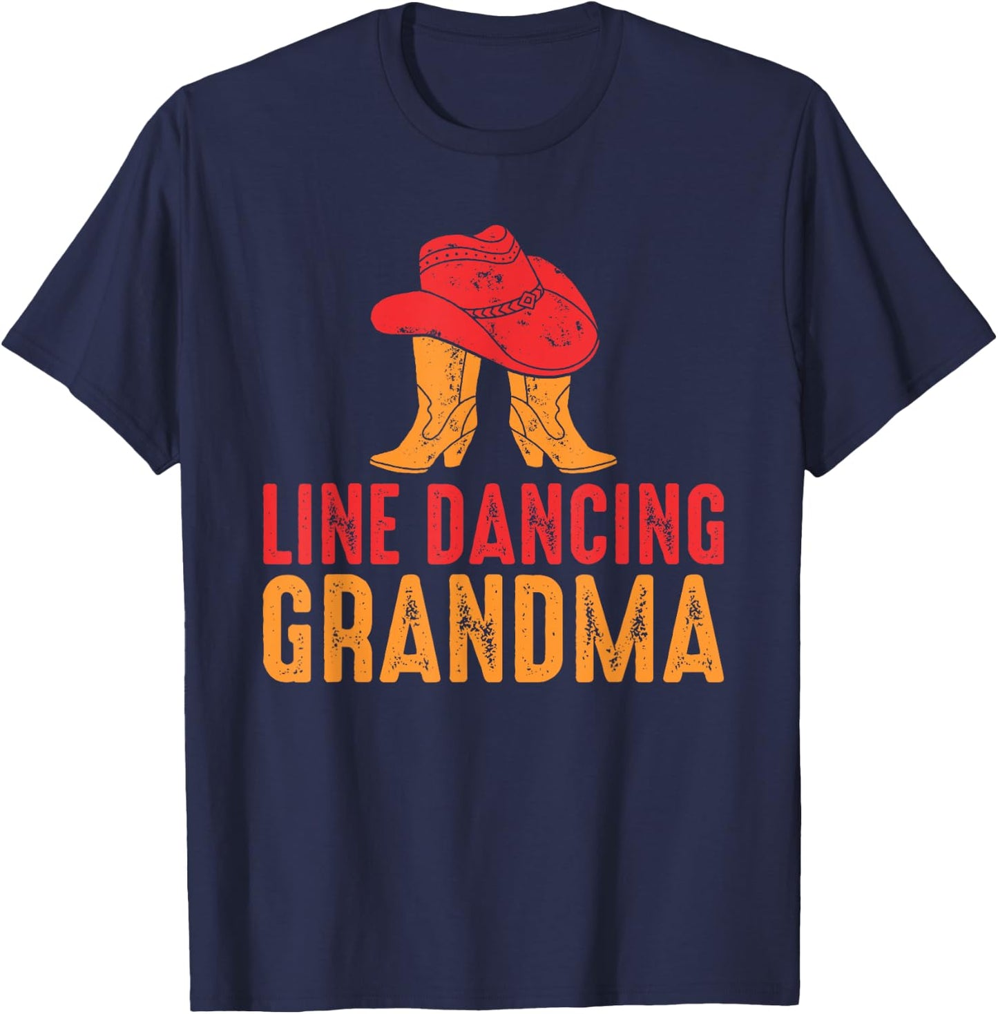 Line Dancing Grandma T-Shirt - T-Shirt | Navy