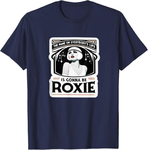 Chicago The Name On Lips Jazz 1920 Musical Theatre Musicals T-Shirt - T-Shirt | Navy
