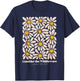 Consider the Wildflowers Retro Christian Jesus T-Shirt - T-Shirt | Navy