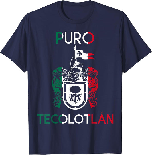 Tecolotlan Jalisco Estado De Mexico Escudo Eagle Aguila T-Shirt - T-Shirt | Navy