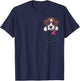 Pocket Boxer Dog Pink Ribbon Breast Cancer Awareness T-Shirt - T-Shirt | Navy