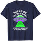 Aliens Or Ultrasound Medical Sonographer Ultrasound Tech T-Shirt - T-Shirt | Navy
