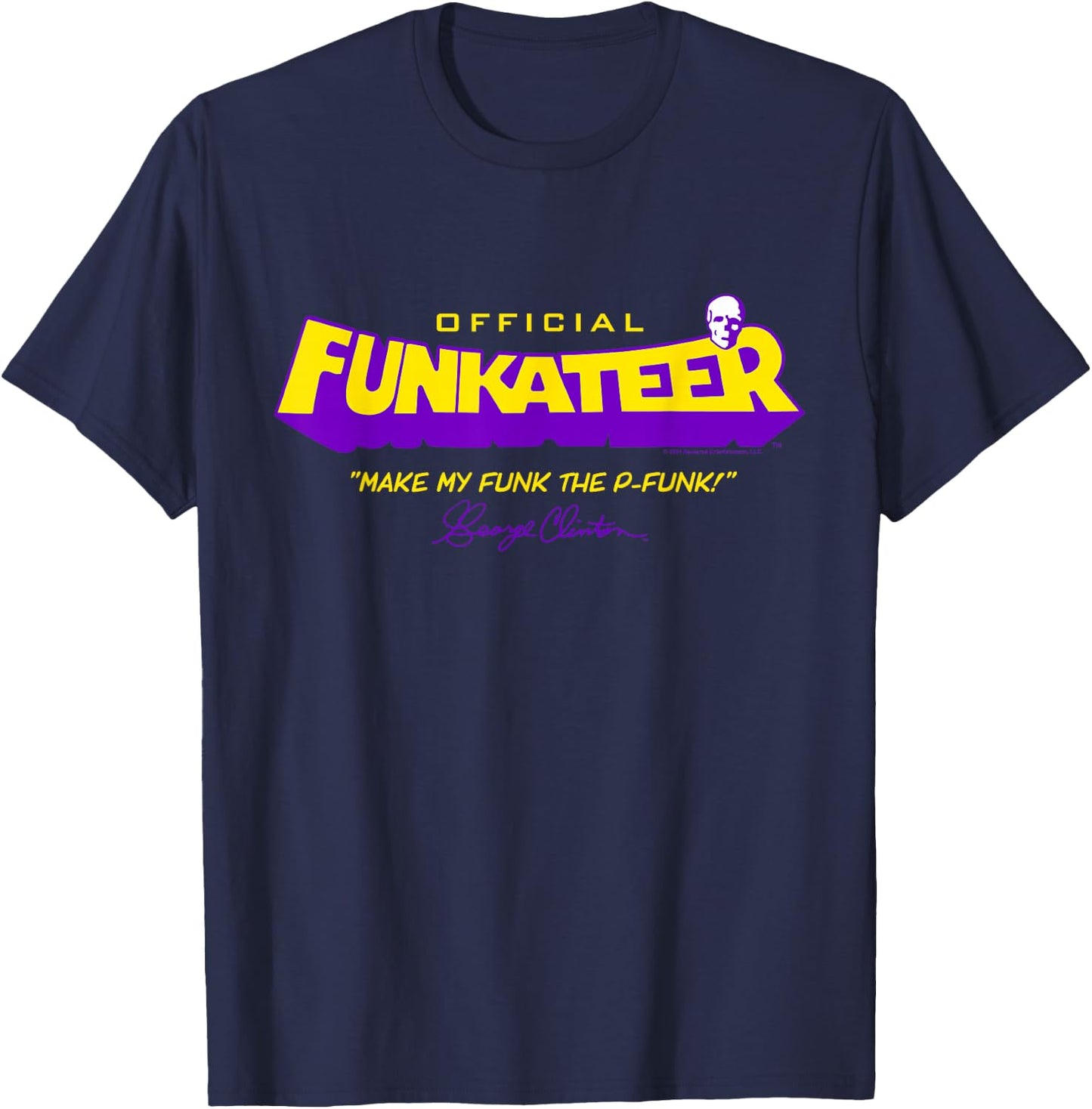George Clinton Official Funkateer T-Shirt - T-Shirt | Navy