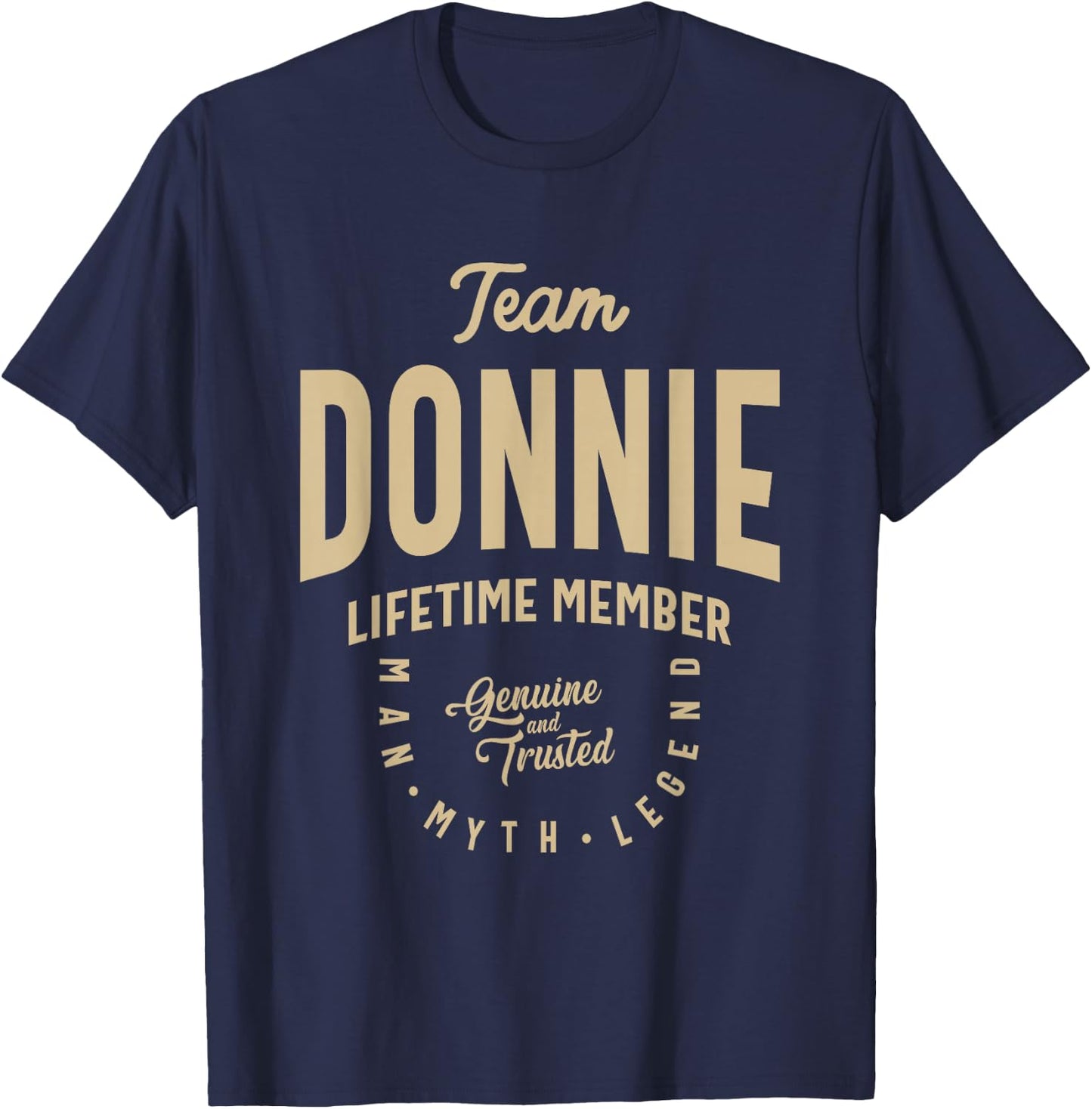 Team Donnie Lifetime Member Funny Name Donnie T-Shirt - T-Shirt | Navy