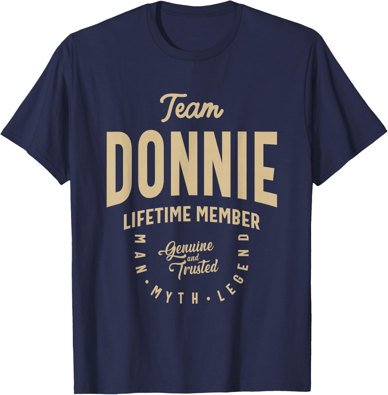 Team Donnie Lifetime Member Funny Name Donnie T-Shirt - T-Shirt | Navy