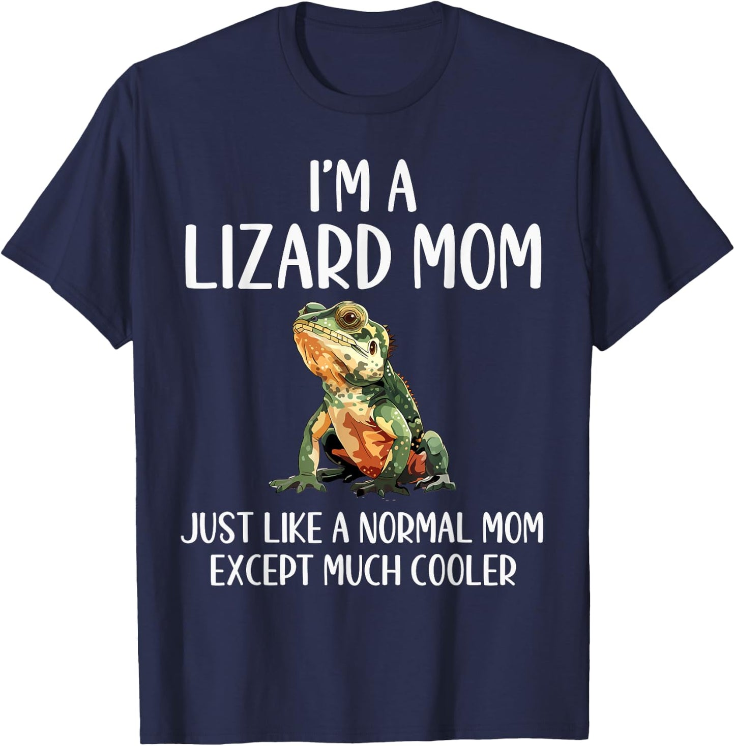 Lizard Mom Definition Funny Lizard Animals Lover Mothers Day T-Shirt - T-Shirt | Navy