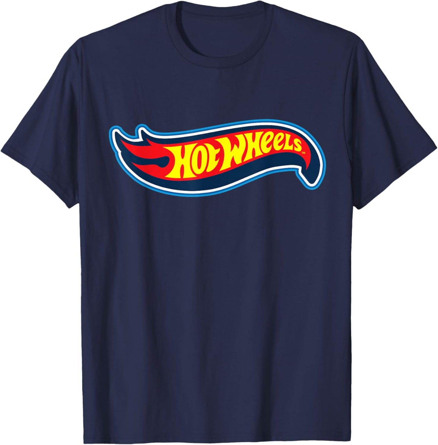 Hot Wheels Classic Bold Logo T-Shirt - T-Shirt | Navy