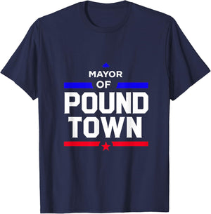 Mayor of Pound Town T-Shirt - T-Shirt | Navy