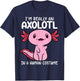 I'm Really an Axolotl in a Human Costume Kids Halloween T-Shirt - T-Shirt | Navy
