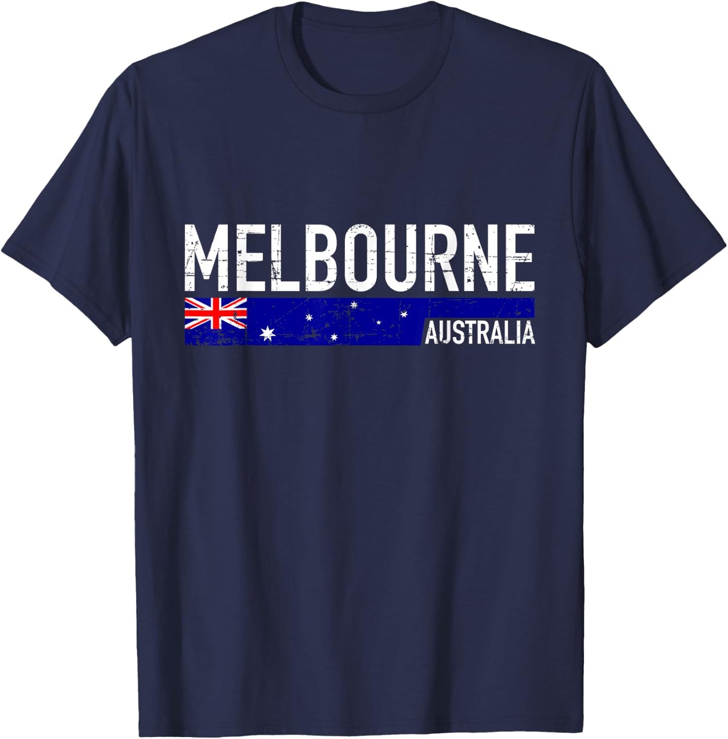 Melbourne Australia T-Shirt - T-Shirt | Navy