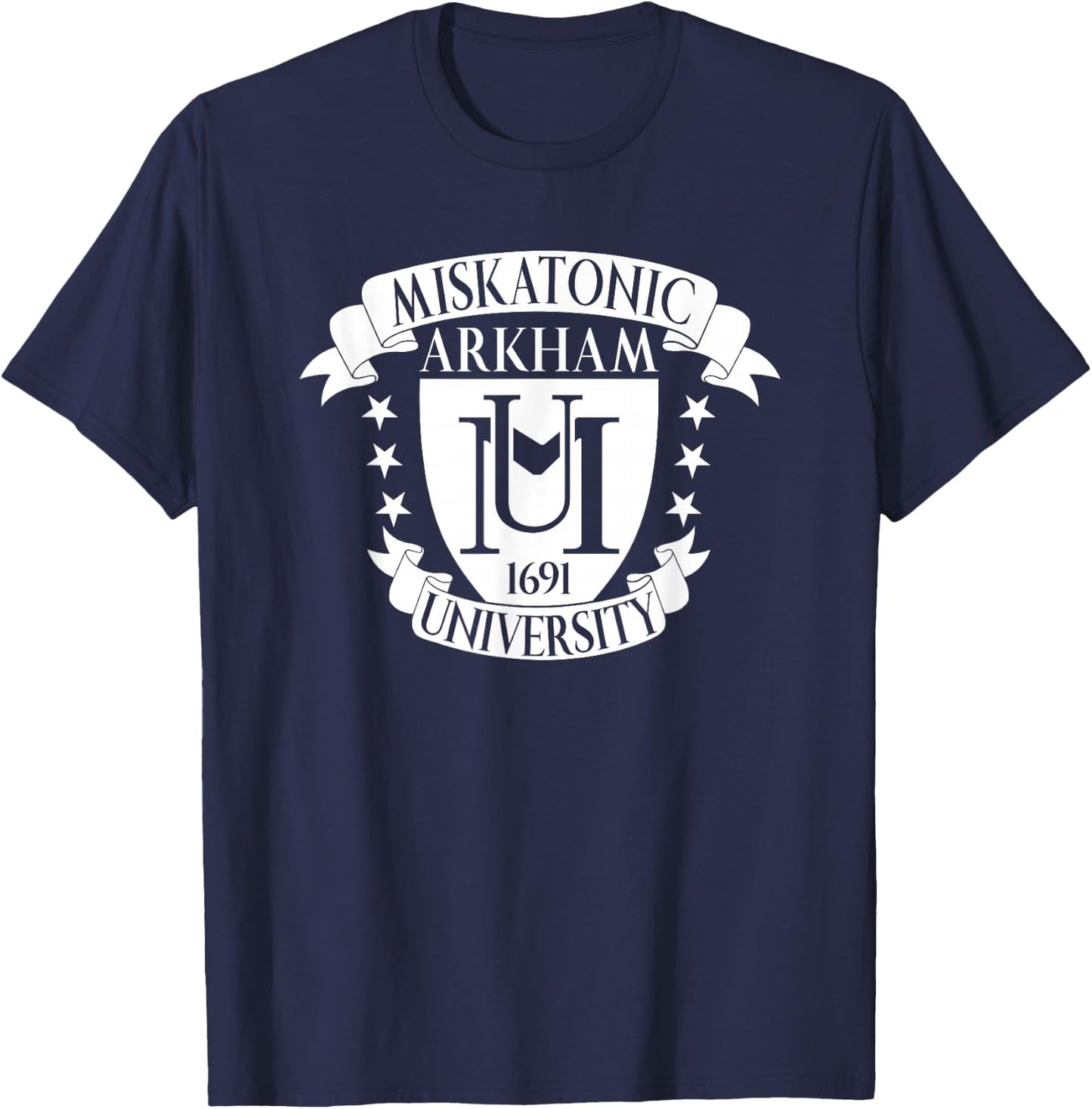 Miskatonic University Arkam 1691, Cthulhu T-Shirt - T-Shirt | Navy