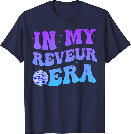 In My Reveur Era RCA Givers School Spirit Retro Groovy T-Shirt - T-Shirt | Navy